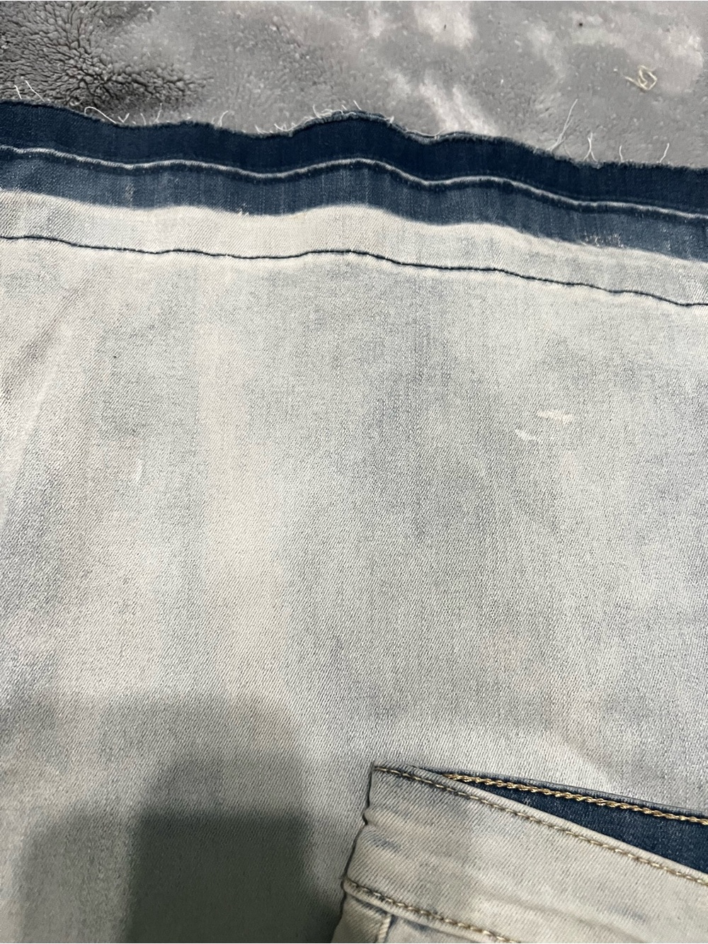 Light Washed Blue Flared Jeans - Picture 4 of 9